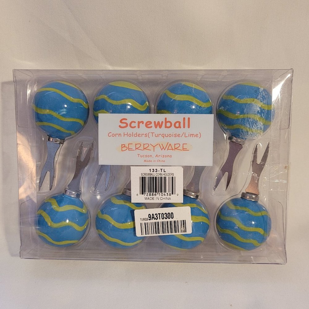 Berryware  Ceramic Screwball Corn Holders